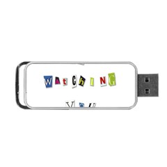 I Am Watching You Portable Usb Flash (two Sides) by Valentinaart