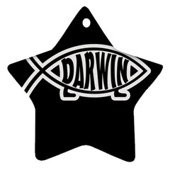 Darwin fish Ornament (Star)