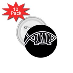 Darwin fish 1.75  Buttons (10 pack)