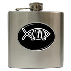 Darwin fish Hip Flask (6 oz)