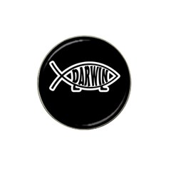 Darwin fish Hat Clip Ball Marker