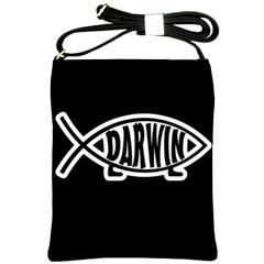 Darwin fish Shoulder Sling Bags