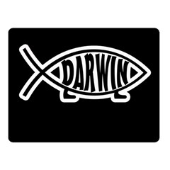 Darwin fish Fleece Blanket (Small)