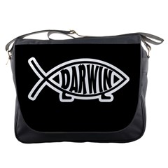 Darwin fish Messenger Bags