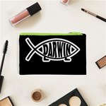 Darwin fish Cosmetic Bag (XS) Back