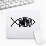 Darwin fish Large Mousepads Front