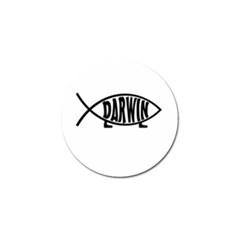 Darwin Fish Golf Ball Marker (4 Pack) by Valentinaart