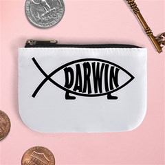 Darwin Fish Mini Coin Purses by Valentinaart