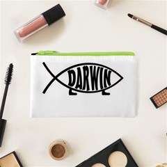 Darwin Fish Cosmetic Bag (xs) by Valentinaart