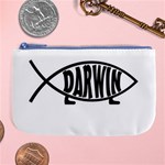 Darwin fish Large Coin Purse Front