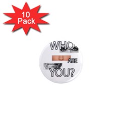 Who Are You 1  Mini Magnet (10 Pack)  by Valentinaart