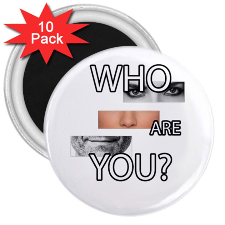 Who are you 3  Magnets (10 pack) 