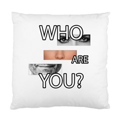 Who Are You Standard Cushion Case (two Sides) by Valentinaart