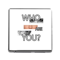 Who Are You Memory Card Reader (square) by Valentinaart