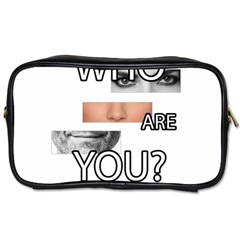 Who Are You Toiletries Bags by Valentinaart