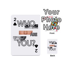 Who Are You Playing Cards 54 (mini)  by Valentinaart