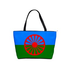 Gypsy Flag Shoulder Handbags by Valentinaart