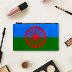 Gypsy Flag Cosmetic Bag (small)  by Valentinaart