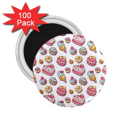 Sweet Pattern 2 25  Magnets (100 Pack)  by Valentinaart