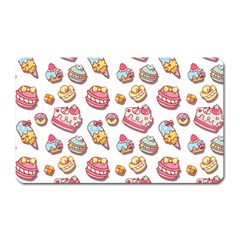 Sweet Pattern Magnet (rectangular) by Valentinaart