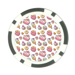 Sweet Pattern Poker Chip Card Guard by Valentinaart