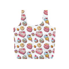 Sweet Pattern Full Print Recycle Bags (s)  by Valentinaart