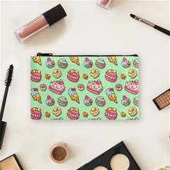 Sweet Pattern Cosmetic Bag (small)  by Valentinaart