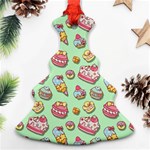 Sweet pattern Christmas Tree Ornament (Two Sides) Front