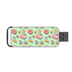 Sweet Pattern Portable Usb Flash (two Sides) by Valentinaart