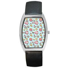 Sweet Pattern Barrel Style Metal Watch by Valentinaart