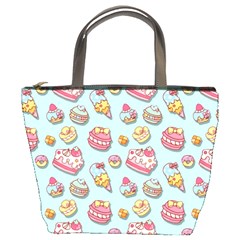 Sweet Pattern Bucket Bags by Valentinaart