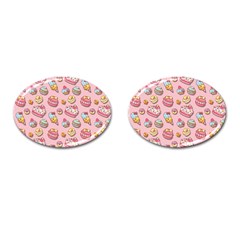 Sweet Pattern Cufflinks (oval) by Valentinaart