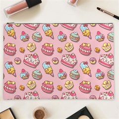 Sweet Pattern Cosmetic Bag (xxl)  by Valentinaart