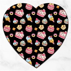 Sweet Pattern Jigsaw Puzzle (heart) by Valentinaart