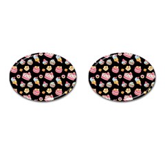 Sweet Pattern Cufflinks (oval) by Valentinaart