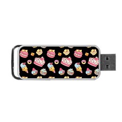 Sweet Pattern Portable Usb Flash (two Sides) by Valentinaart