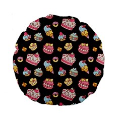 Sweet Pattern Standard 15  Premium Round Cushions by Valentinaart