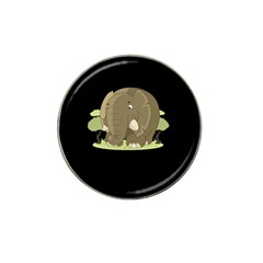 Cute Elephant Hat Clip Ball Marker (4 Pack) by Valentinaart