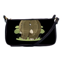 Cute Elephant Shoulder Clutch Bags by Valentinaart