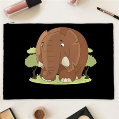 Cute Elephant Cosmetic Bag (xxl)  by Valentinaart