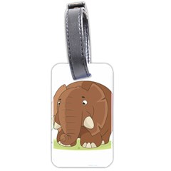 Cute Elephant Luggage Tags (two Sides) by Valentinaart