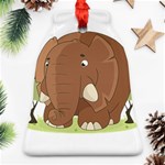 Cute Elephant Ornament (Bell) Front