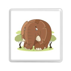 Cute Elephant Memory Card Reader (square)  by Valentinaart