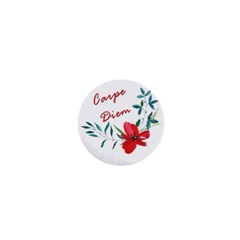 Carpe Diem  1  Mini Buttons by Valentinaart