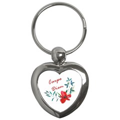 Carpe Diem  Key Chains (heart)  by Valentinaart