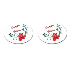 Carpe Diem  Cufflinks (oval) by Valentinaart