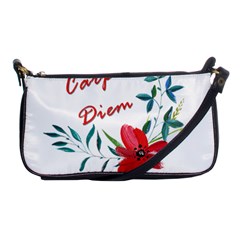 Carpe Diem  Shoulder Clutch Bags by Valentinaart