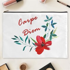 Carpe Diem  Cosmetic Bag (xxxl)  by Valentinaart