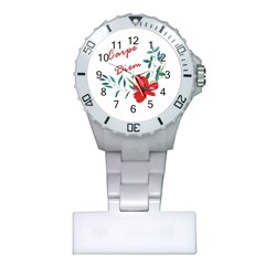 Carpe Diem  Plastic Nurses Watch by Valentinaart