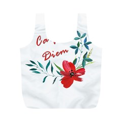 Carpe Diem  Full Print Recycle Bags (m)  by Valentinaart